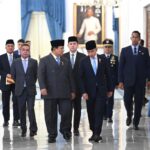 Wapres Dampingi Presiden Prabowo Saksikan Pengucapan Sumpah Hakim Konstitusi dan Pelantikan Wakil Menteri Keuangan