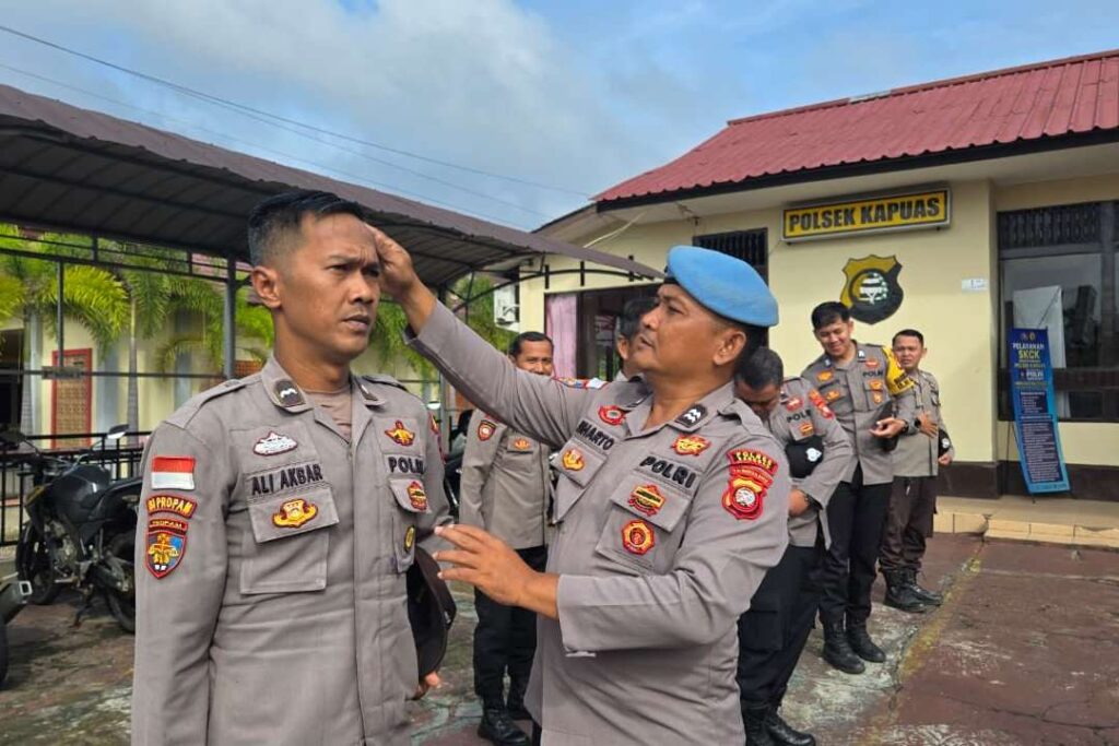 Tegakkan Disiplin di Bulan Ramadhan, Polsek Kapuas Perketat Pengawasan Internal