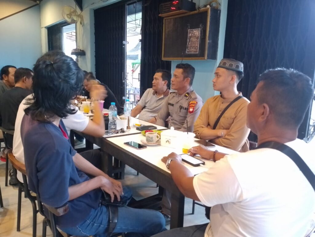 Pererat Hubungan Polri dan Pers, Kasi Humas Polres Sanggau Gelar Silaturahmi