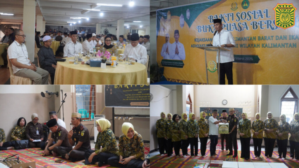 Kejati Kalimantan Barat dan IAD Gelar Bakti Sosial serta Buka Puasa Bersama, Perkuat Kepedulian Sosial di Bulan Ramadhan