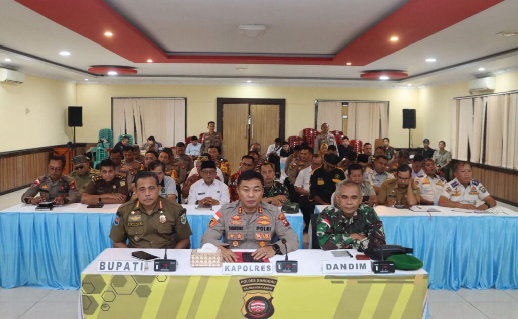 Rakor Lintas Sektoral Digelar, Polres Sanggau Matangkan Pengamanan Operasi Ketupat Kapuas 2026