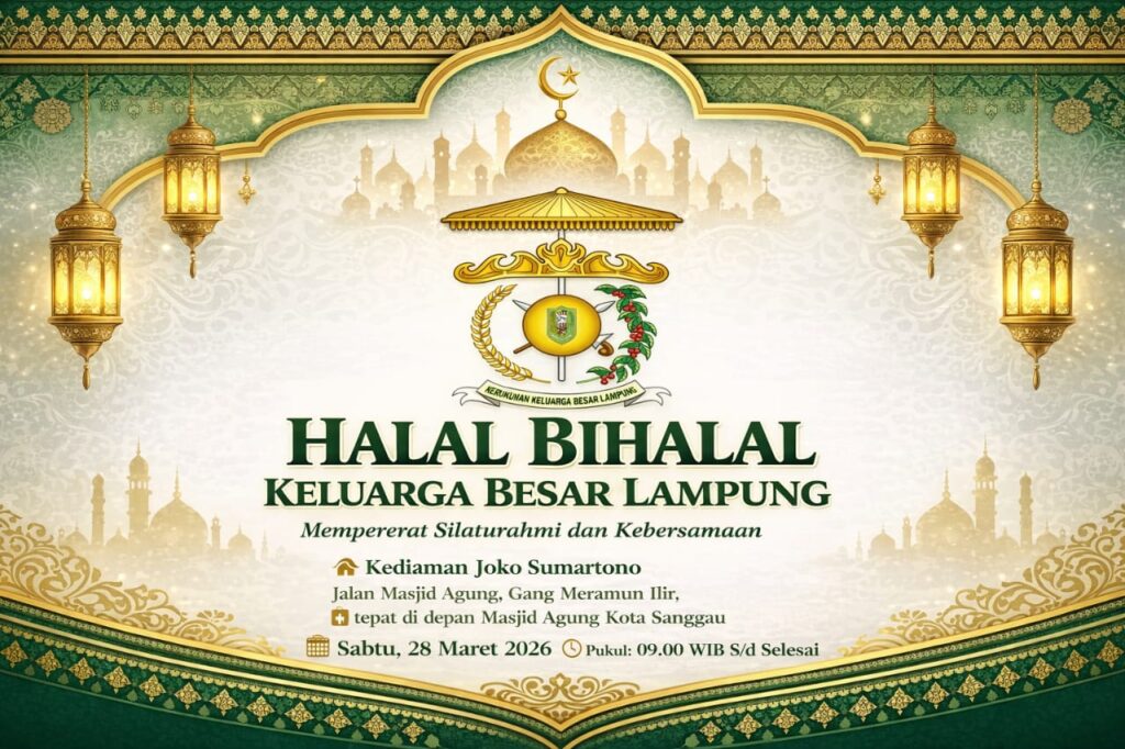 Halal Bihalal Warga Lampung di Sanggau Digelar 28 Maret 2026