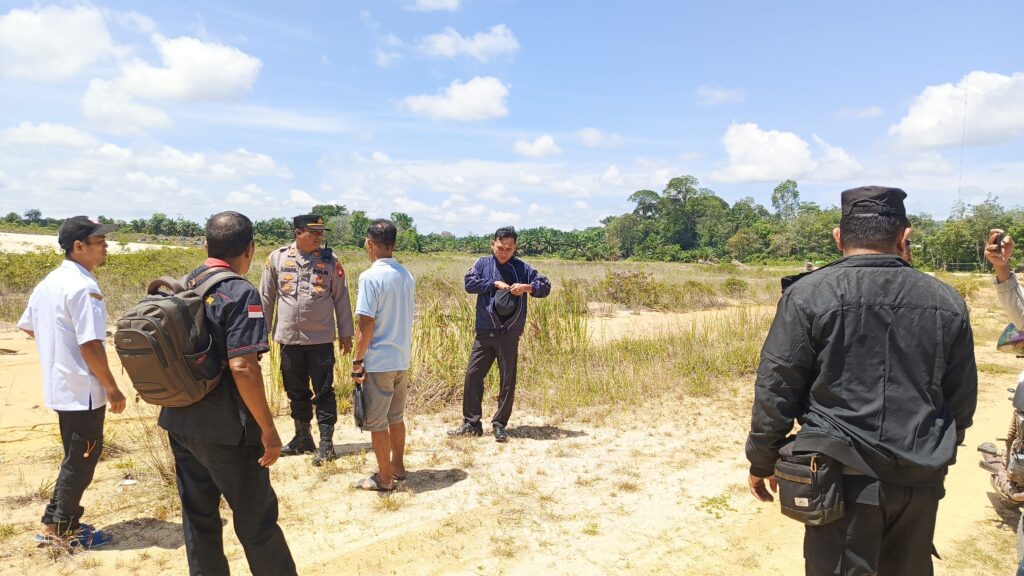 Gerak Cepat Polsek Mukok Polres Sanggau, Cek Lokasi PETI di Menjaya