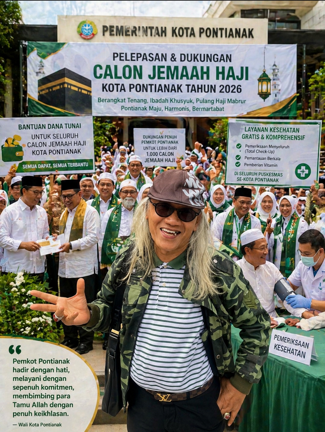 Pelayanan Prima Pemkot Pontianak, Jemaah Haji 2026 Dapat Dukungan Menyeluruh