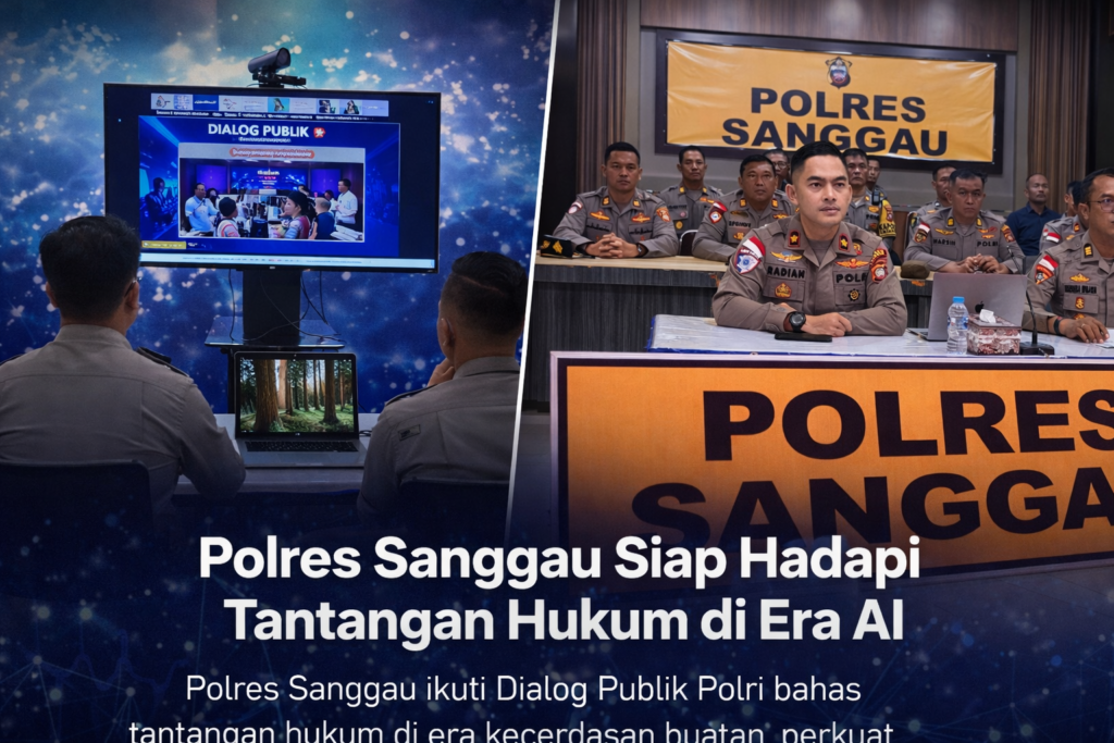 Dialog Publik AI Digelar, Polres Sanggau Tingkatkan Kesiapan Hadapi Tantangan Digital