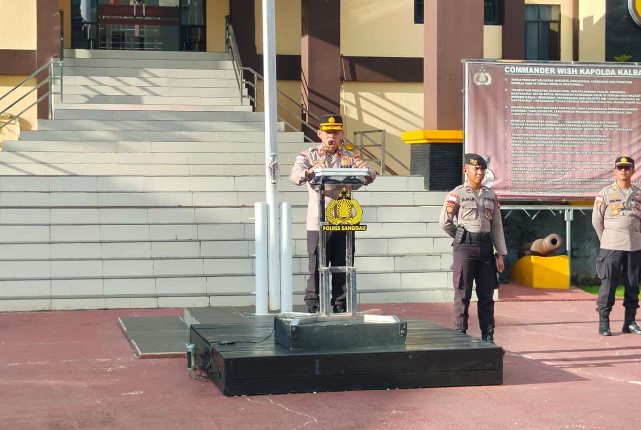 Wakapolres Sanggau Tekankan Kesiapsiagaan Personel dalam Apel Sore, Antisipasi Situasi Kamtibmas