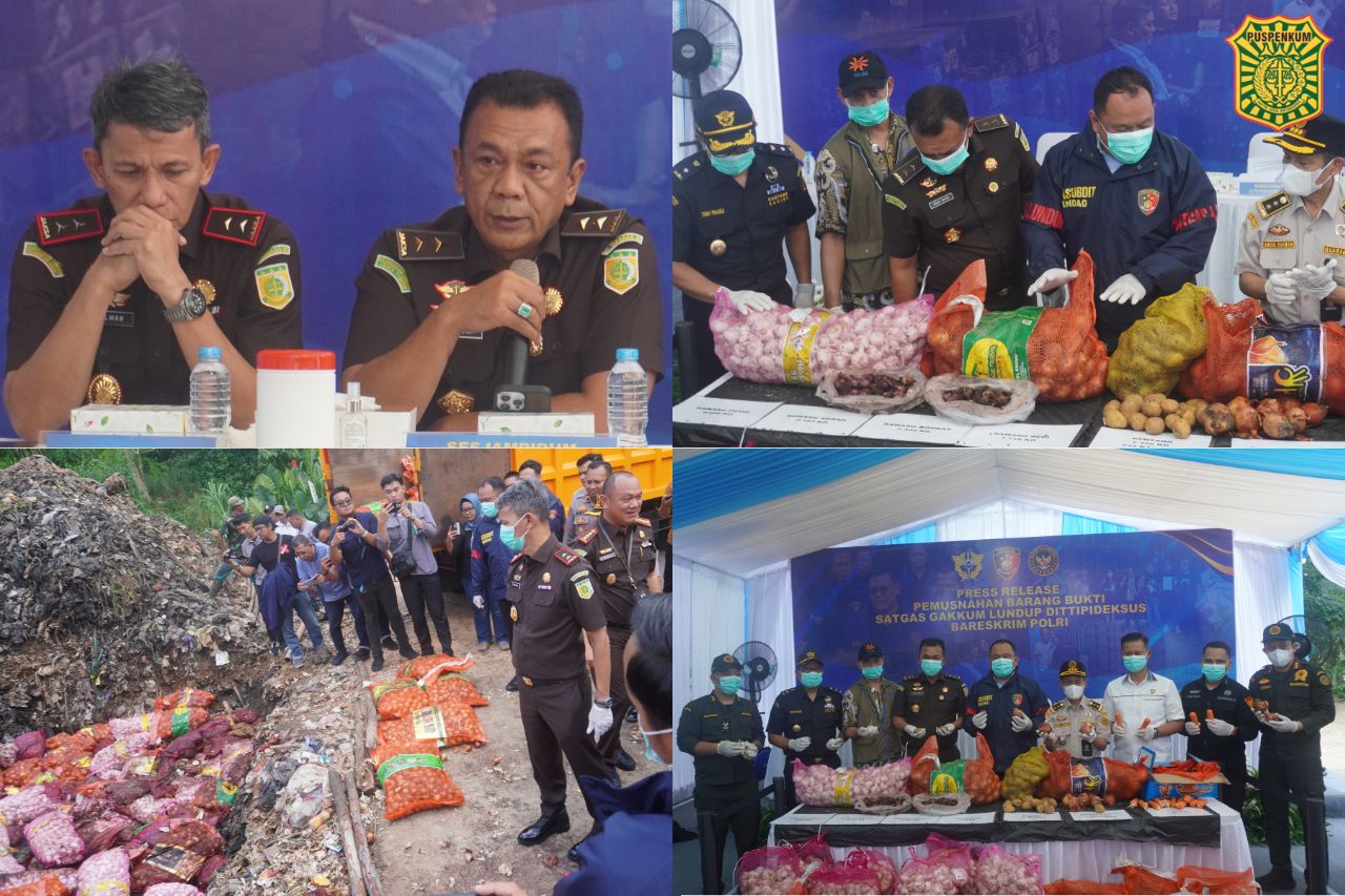 “Keamanan Pangan Tak Bisa Ditawar: Sesjampidum Hadiri Pemusnahan Hortikultura Ilegal di Kalbar”.