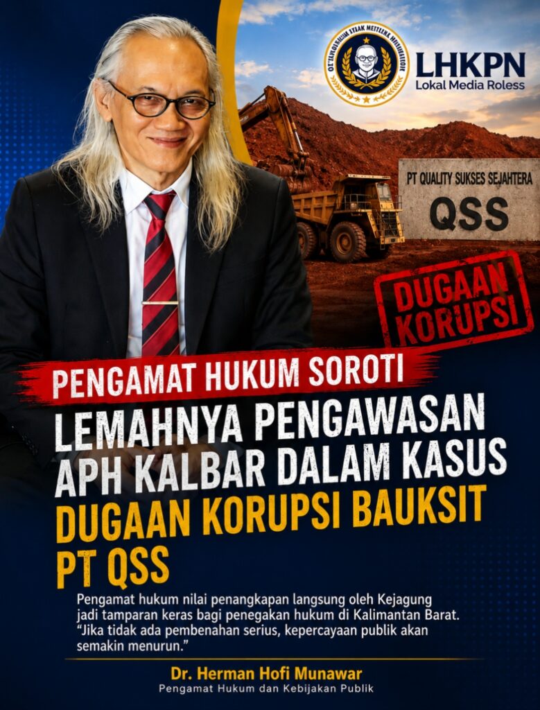 Kasus PT QSS Terbongkar, Pengamat Desak Pembenahan Penegakan Hukum di Kalbar