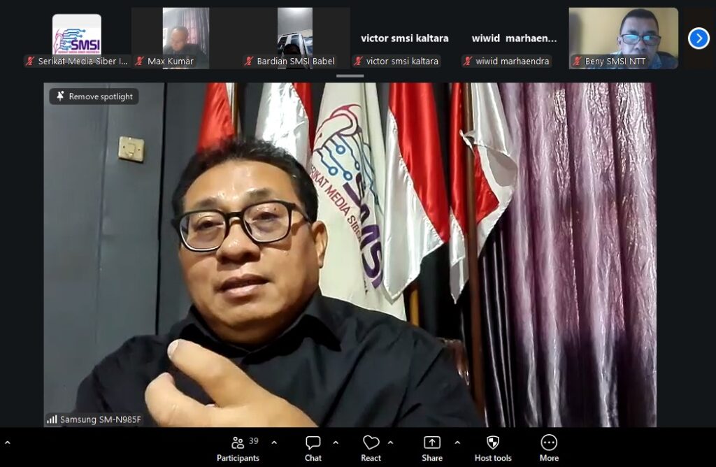 ​Dinamika Politik Kian Sentral, Ketum SMSI Pusat Firdaus Minta Media Siber Daerah Jaga Independensi