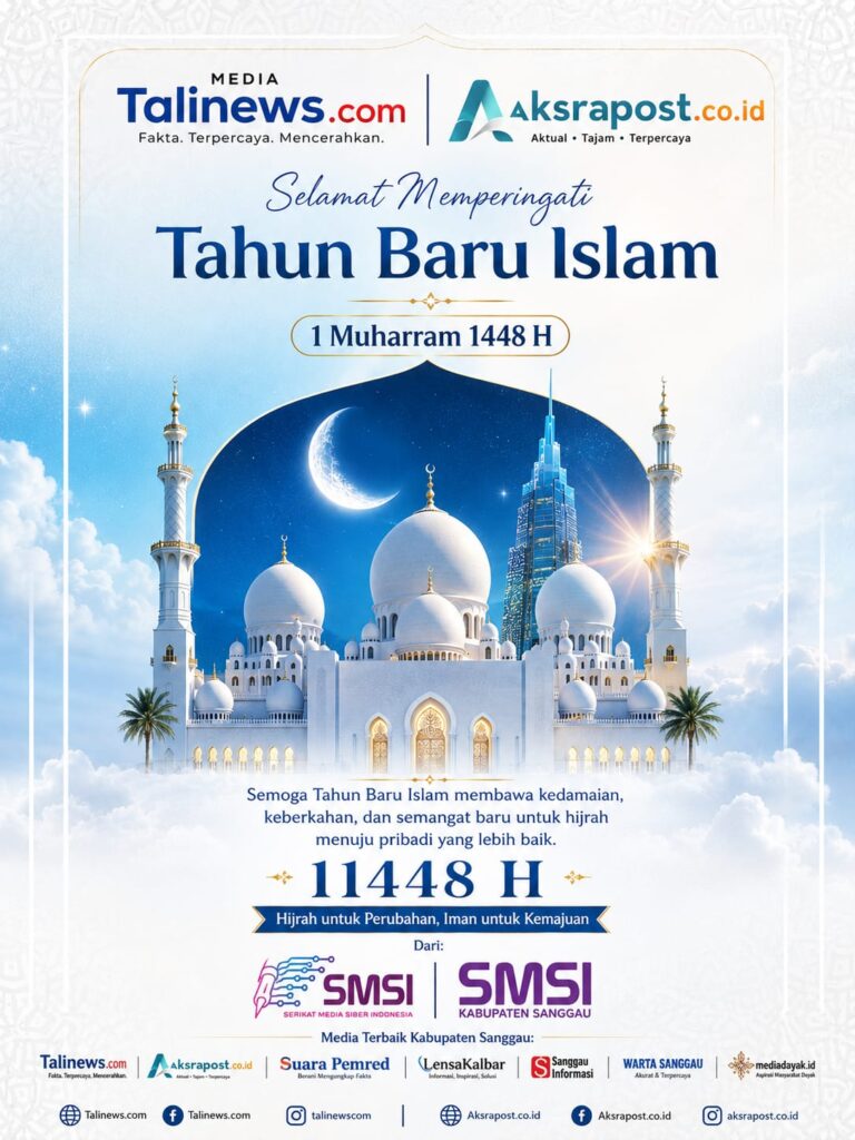 Media Talinews.com dan Aksrapost.co.id Bersama SMSI Kabupaten Sanggau Peringati Tahun Baru Islam 1 Muharram 1448 H