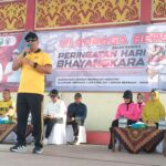 Olahraga Bersama Meriahkan HUT Bhayangkara ke-80 dan Hari Kesatuan Gerak Bhayangkari ke-74 di Sanggau