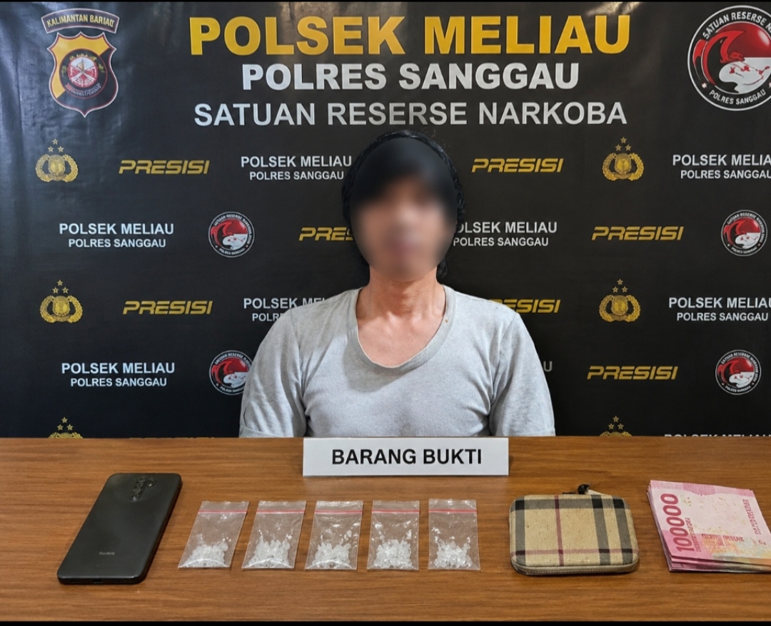 Polsek Meliau Ungkap Kasus Narkotika, Seorang Pria Diamankan Beserta Diduga Sabu