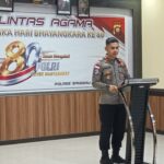 Polres Sanggau Gelar Doa Lintas Agama Sambut Hari Bhayangkara ke-80, Kapolres Diwakili Waka Polres