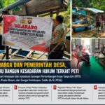 Bersama Warga dan Pemerintah Desa, Polsek Meliau Bangun Kesadaran Hukum Terkait PETI