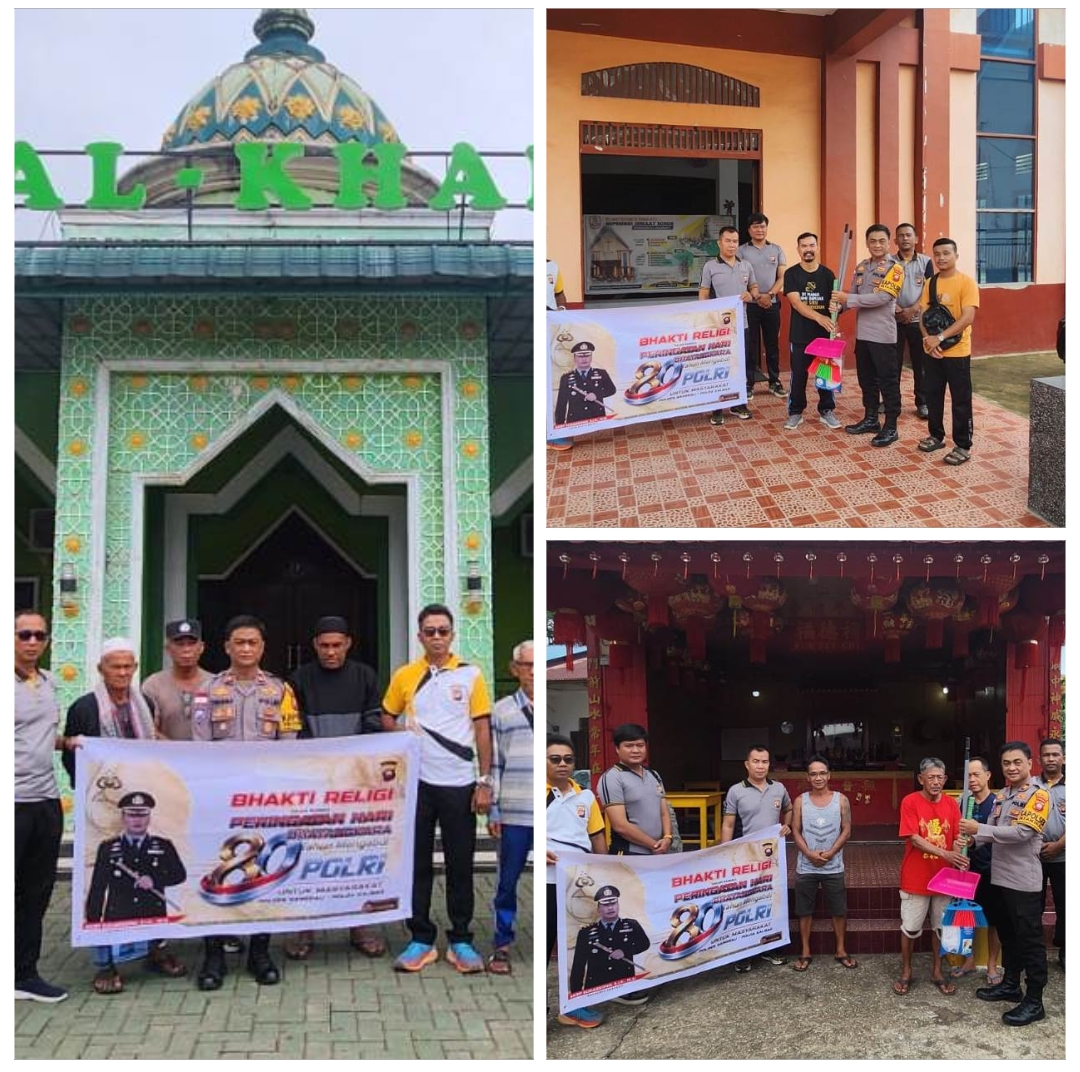 Sambut Hari Bhayangkara Ke-80, Polsek Tayan Hulu Gelar Bhakti Religi Lintas Agama dan Budaya di Wilayah Sosok