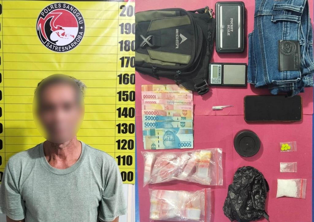 Satresnarkoba Polres Sanggau Ungkap Dugaan Peredaran Narkotika, Sita Sabu 21,06 Gram dan Lima Butir Diduga Ekstasi