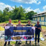 Dukung Penegakan Hukum Kepabeanan, Polsek Entikong Amankan Pemusnahan Barang Sitaan