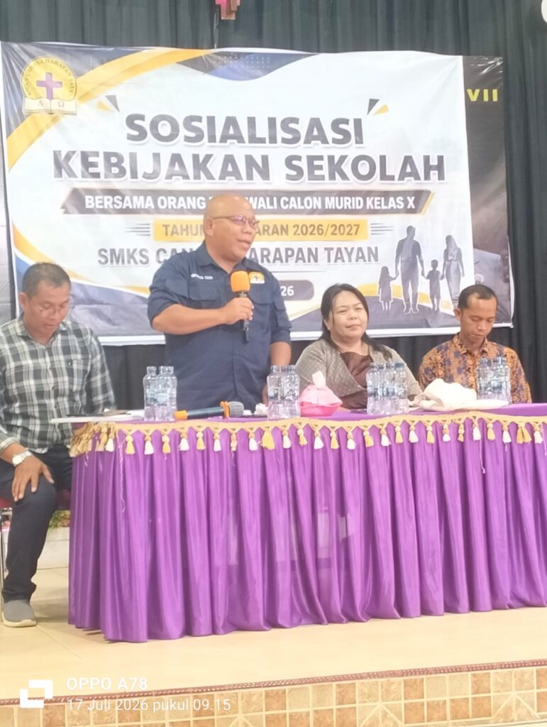SMKS Cahaya Harapan Tayan Perkuat Sinergi dengan Orang Tua, Siapkan Lulusan Berkarakter dan Siap Kerja