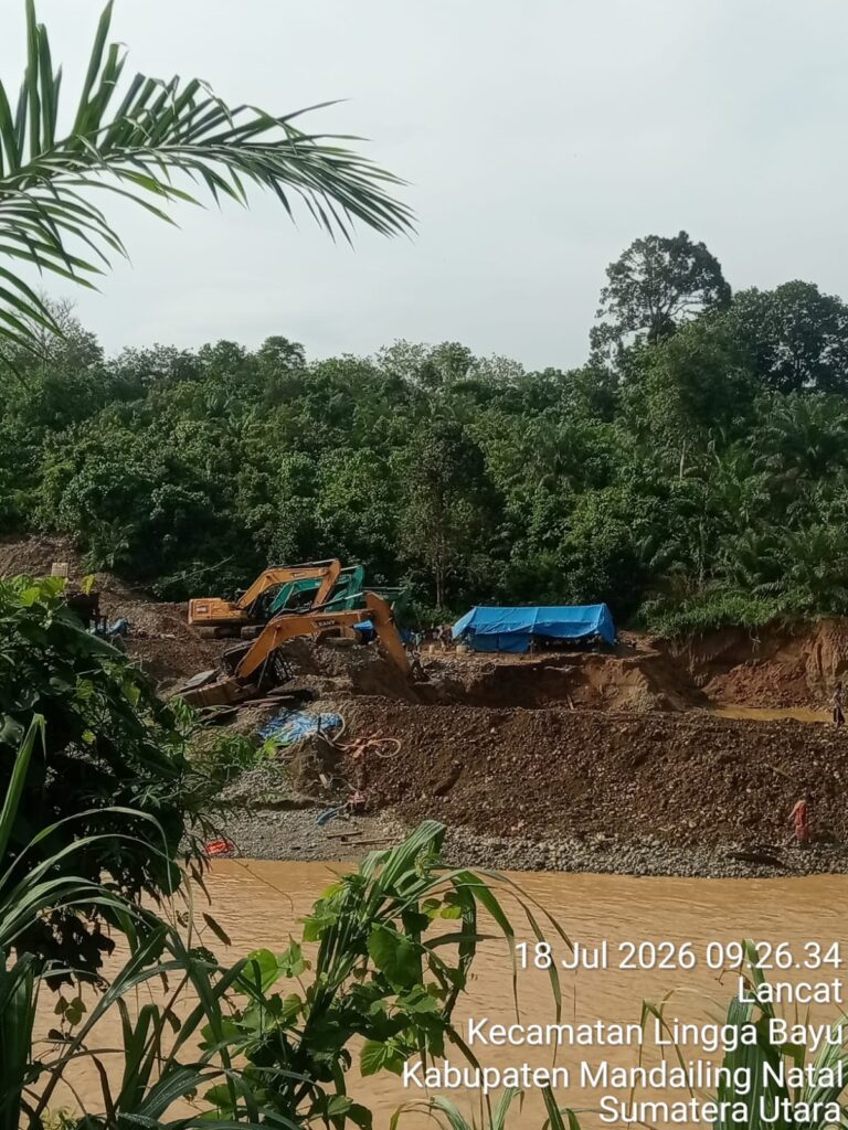 PETI di Lingga Bayu Diduga Semakin Marak, Warga Keluhkan Kerusakan DAS dan Dampak Lingkungan