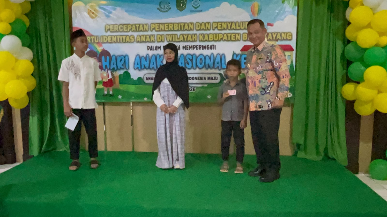 Bupati Bengkayang Hadiri Kegiatan Percepatan Penerbitan Dan Penyaluran KIA