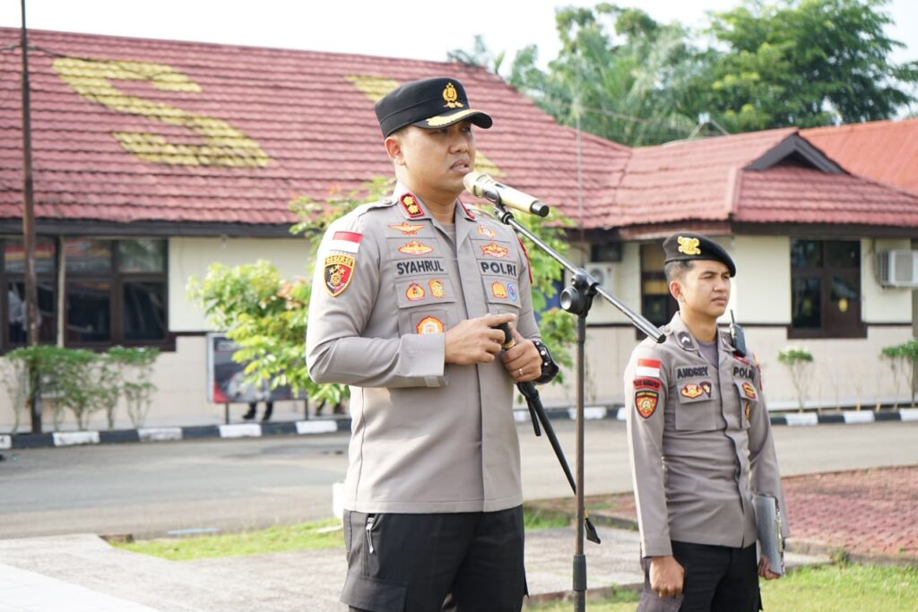 Kapolres Bengkayang Ingatkan Personel Jangan Kotori Marwah Polri, Layani Masyarakat dengan Humanis