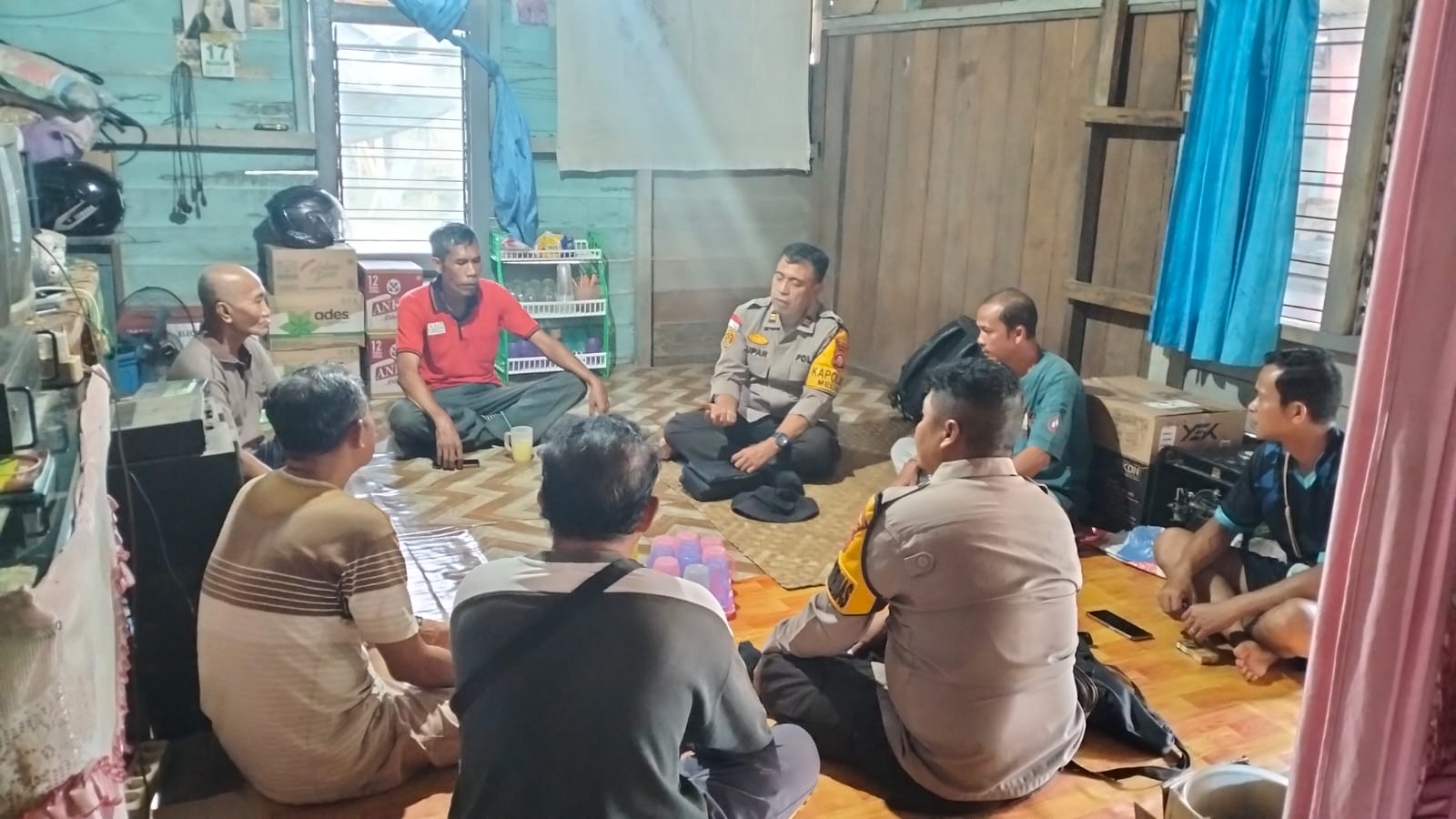 Polsek Meliau Tertibkan Aktivitas PETI di Sungai Boyan, Satu Set Peralatan Diamankan