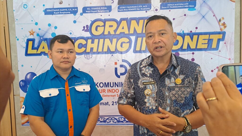 Bupati Bengkayang Grand Launching Indonet PT.Telekomunikasi Indo Prima