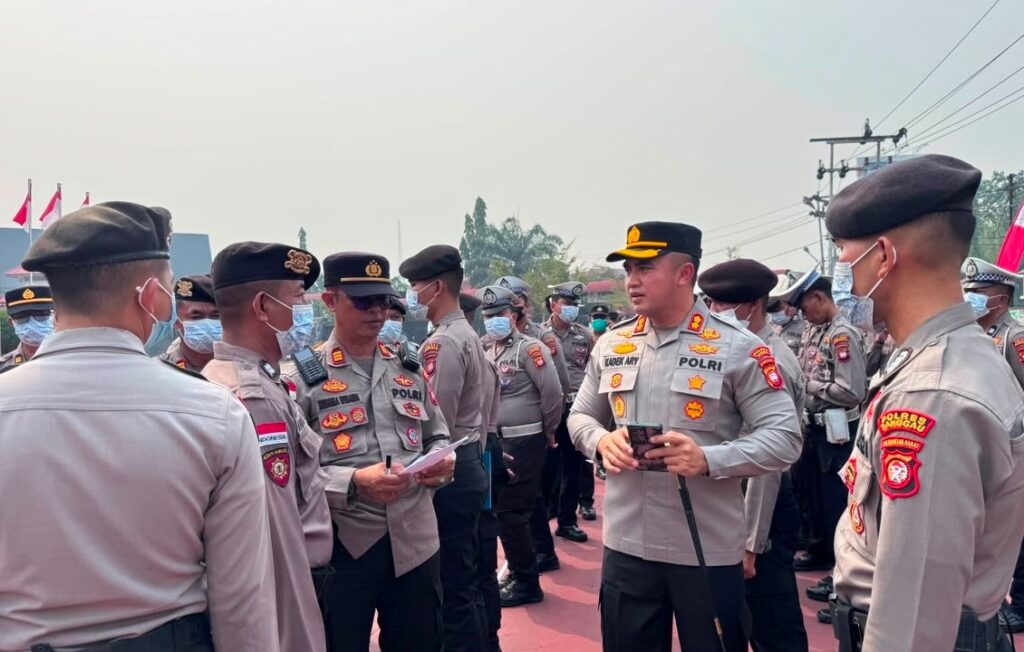 Kapolres Sanggau Tekankan Kesiapsiagaan Personel Hadapi Ancaman Karhutla
