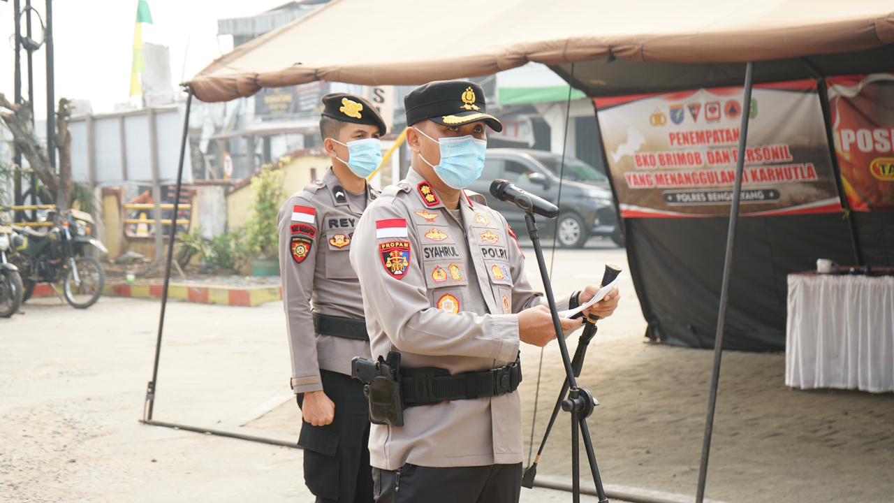 Perkuat Kesiapsiagaan Karhutla, Polres Bengkayang Gelar Apel Ops Aman Nusa II Karhutla Kapuas 2026 Dua Lokasi