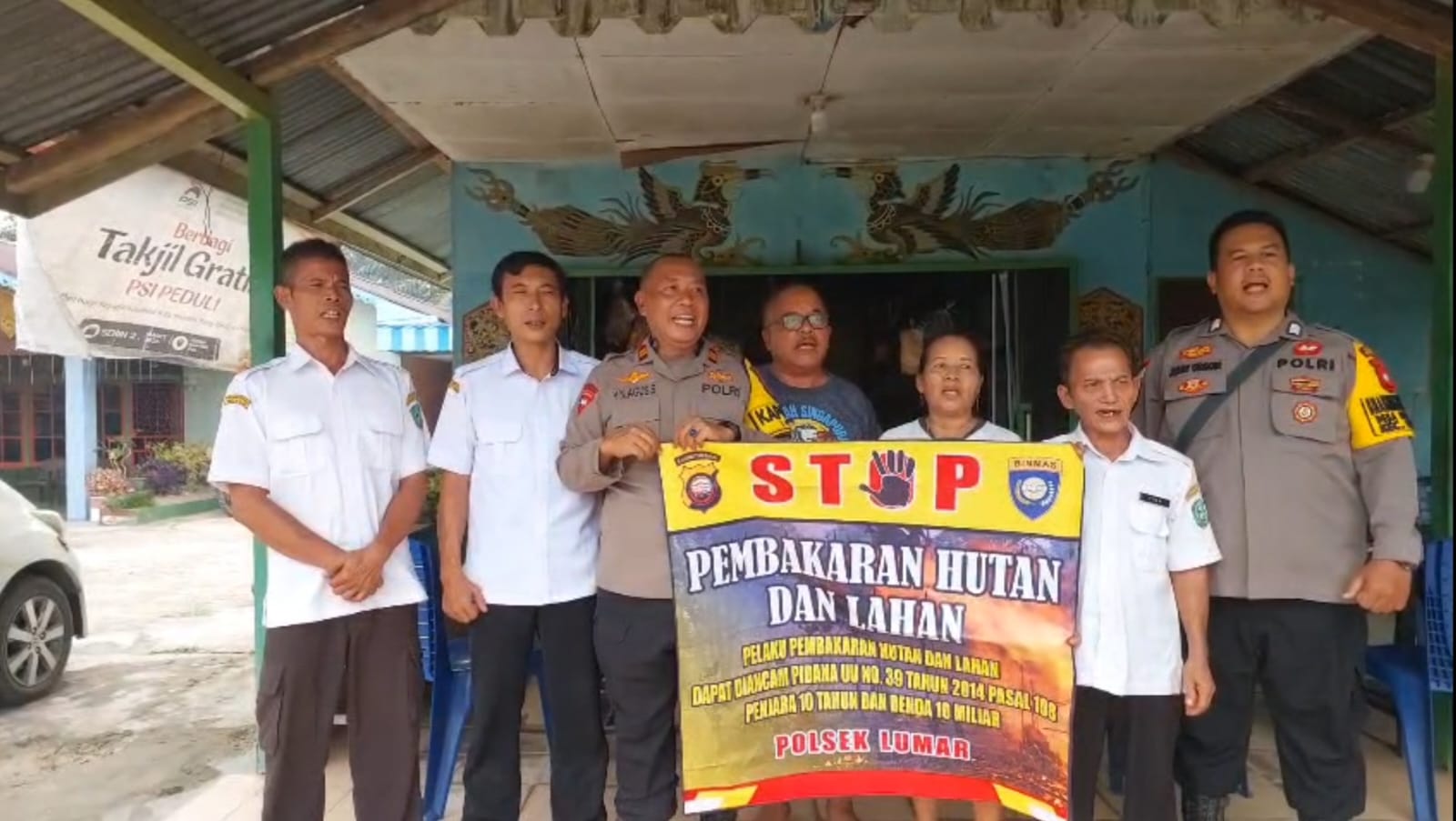 Masyarakat Desa Belimbing Lumar Siap Mendukung Stop Karhutla