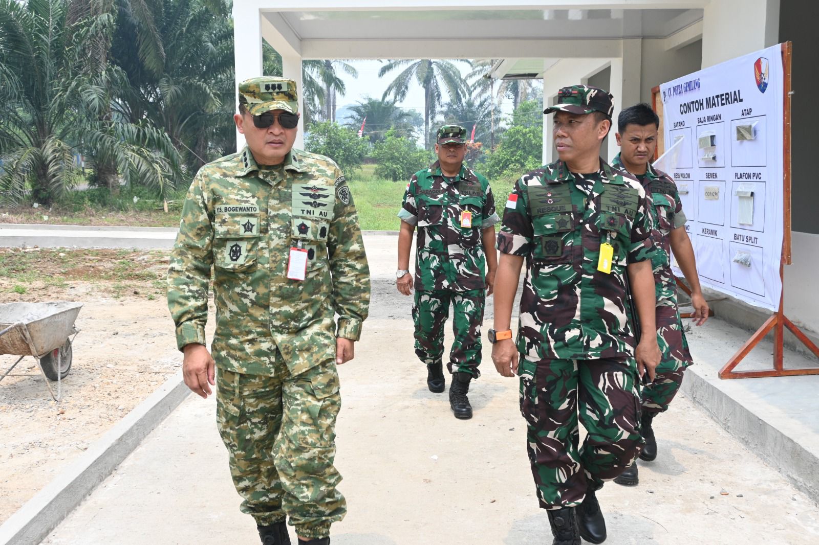 Tim Dalwas Kodau I Tinjau Pembangunan, Lanud Had Pastikan Fasilitas Terus Berkembang