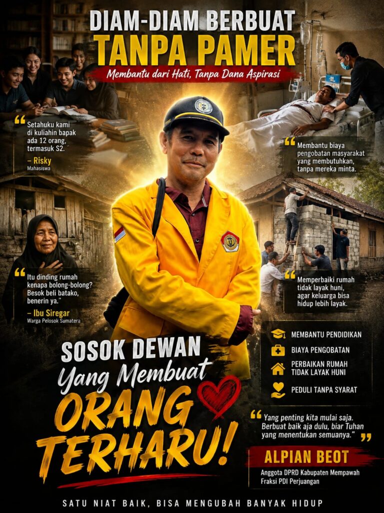 Alpian Beot Berbuat untuk Masyarakat Tanpa Mengandalkan Dana Aspirasi