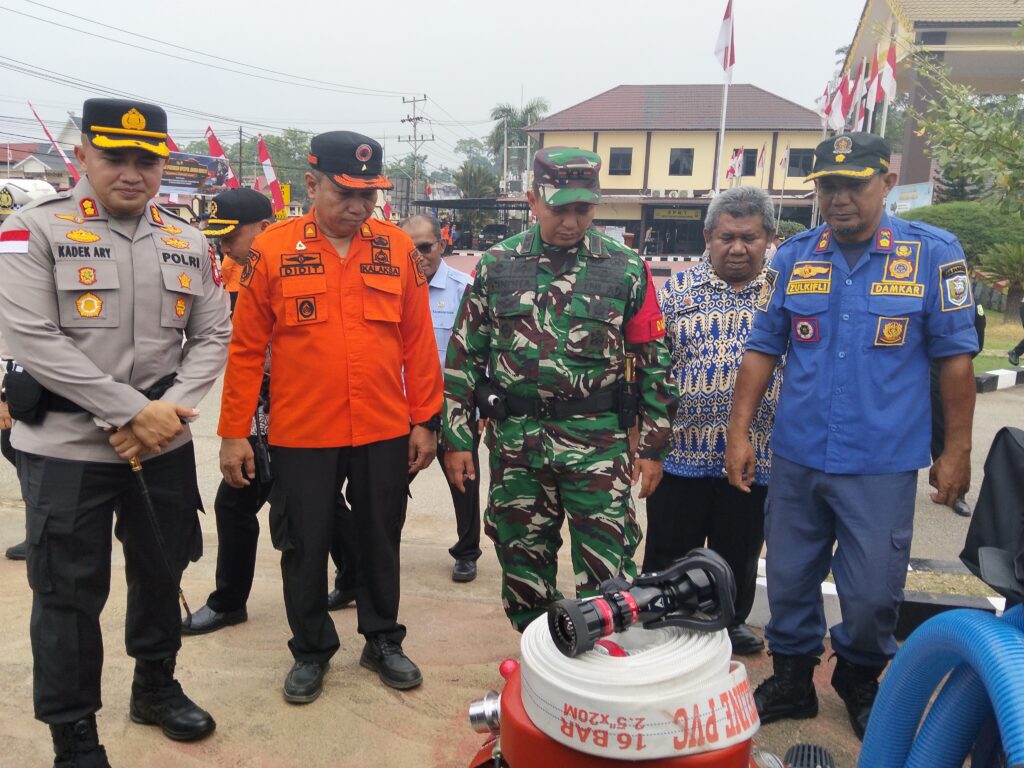 Polres Sanggau Gelar Apel Operasi Aman Nusa II Karhutla Kapuas 2026, Perkuat Sinergi dan Kesiapsiagaan