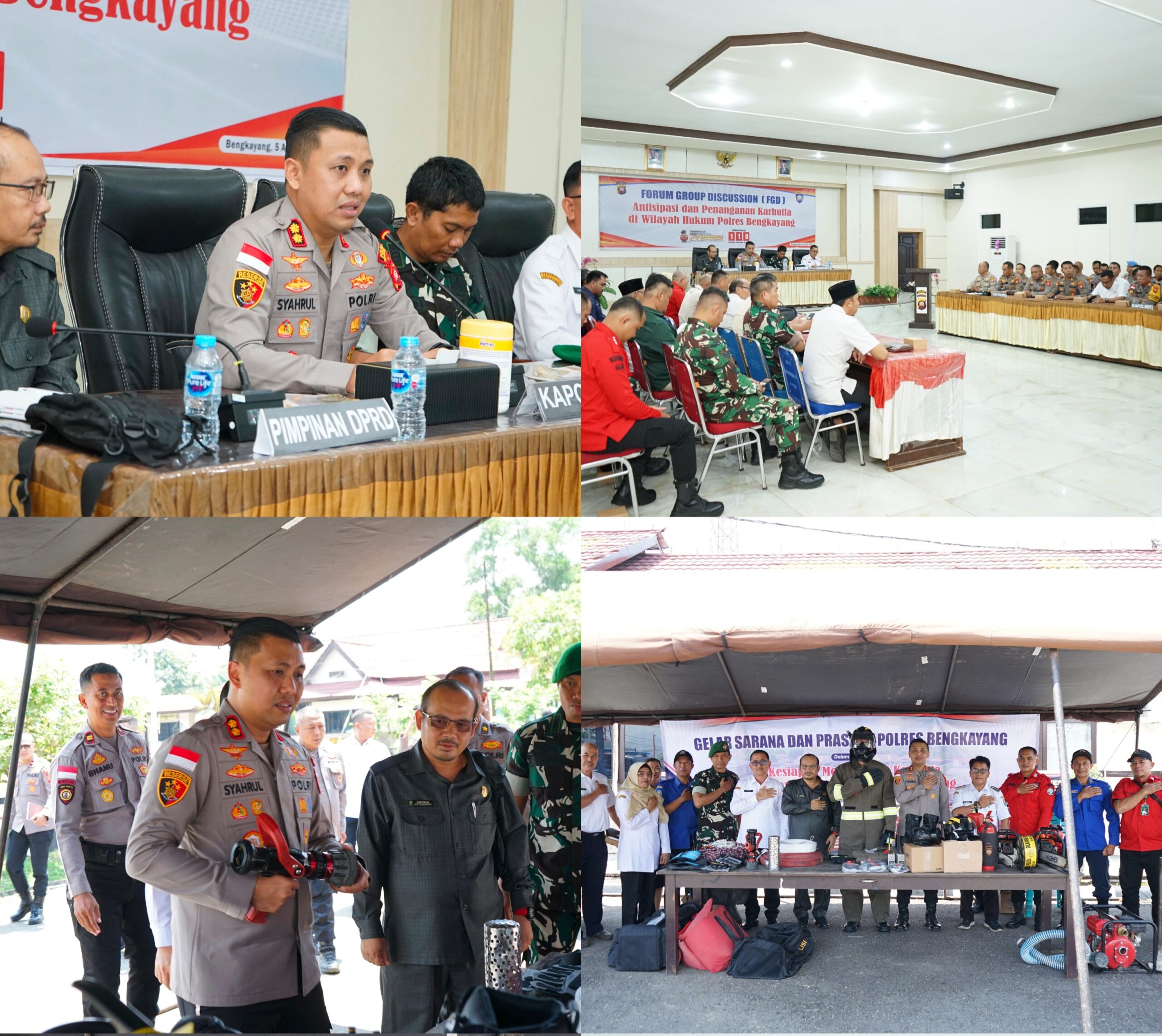 Gelar FGD Penanganan Karhutla, Polres Bengkayang Dorong Pembentukan Satgas hingga Desa Tanggap Bencana