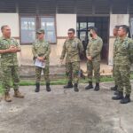 Dansesko TNI Tinjau Kegiatan Penyuluhan Karhutla Pasis Dikreg LVI Sesko TNI Wilayah Bengkayang