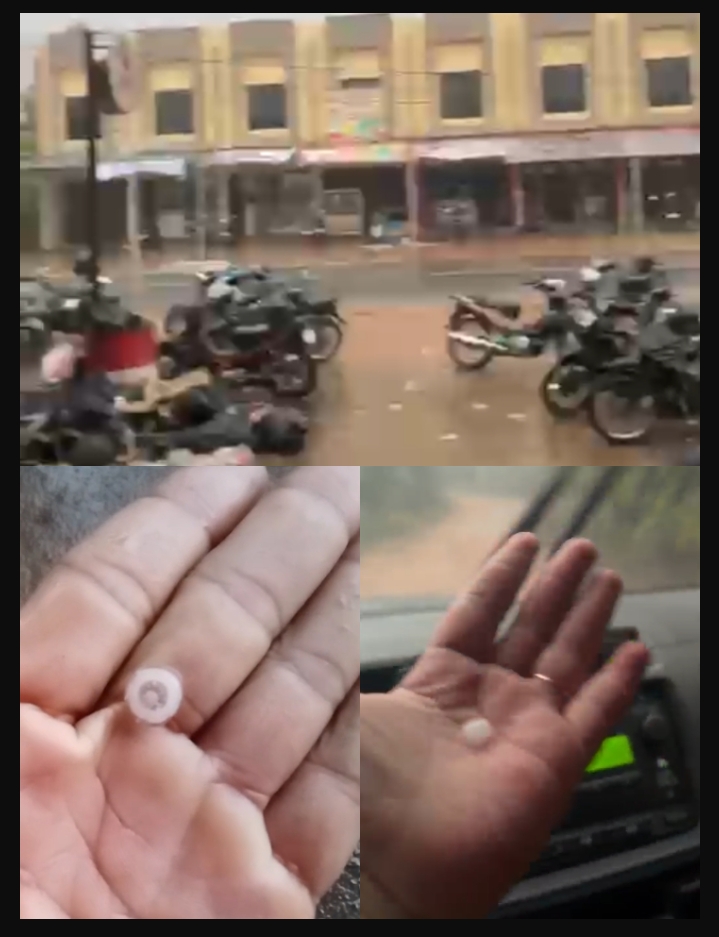Breakingnews:Hujan Es Dilaporkan Terjadi di Wilayah Kecamatan Balai, Sanggau